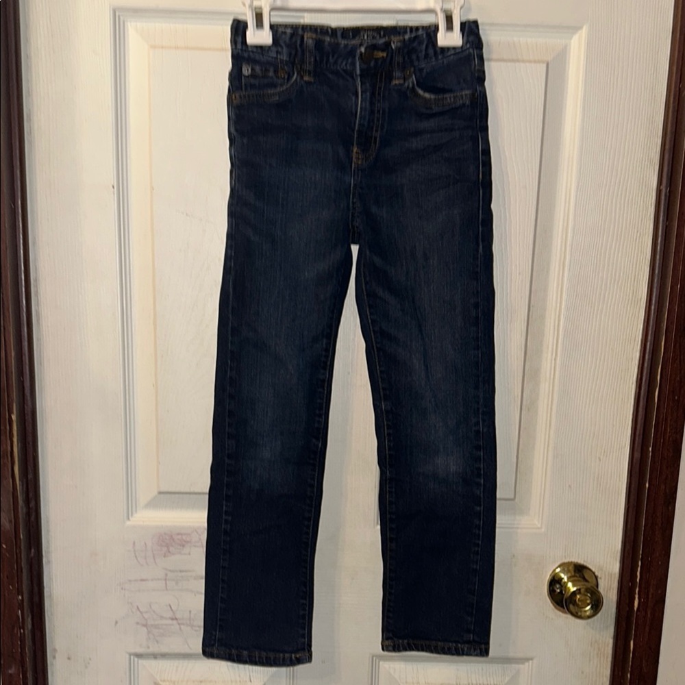 Lucky Brand Size 7 Girls Authentic Skinny Blue Jeans